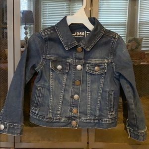 Baby gap denim snap front jacket